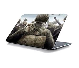 ISEE 360® Laptop Skin Cover Laminated Soldiers War Stickers Skin Girls ...