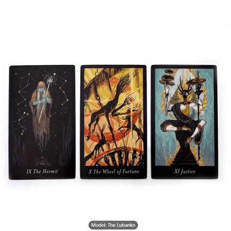 Jeu de cartes de divination Lubanko 78 cartes avec guide - Jeu de ...