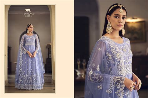 Senhora Sarika Heavy Embroidery Designer Gown Collection