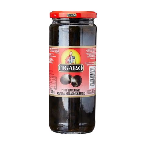 Figaro Pitted Black Olives 420 G – palmtreeshopping