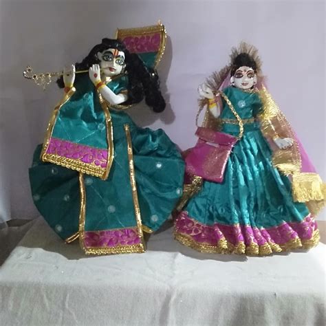 Buy DAU JI DAMODAR LATEST DESIGNED JANMASHTAMI SPECIAL DRESS FOR YUGAL ...