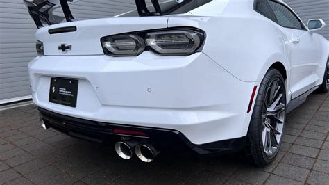 Ferrari Dealer Selling Low-Mileage 2022 Chevy Camaro ZL1 in Summit White at Way Under MSRP ...