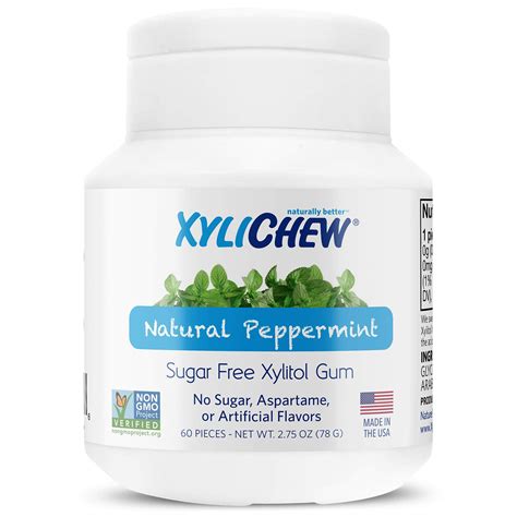 Xylichew Peppermint Chewing Gum - 100% Xylitol, Non India | Ubuy