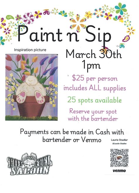 Easter Paint & Sip, Top Fuel Saloon, Braidwood, 30 March 2025 | AllEvents