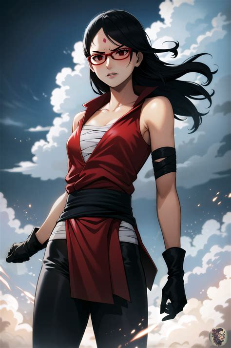 ArtStation - Adult Sarada Uchiha | Boruto