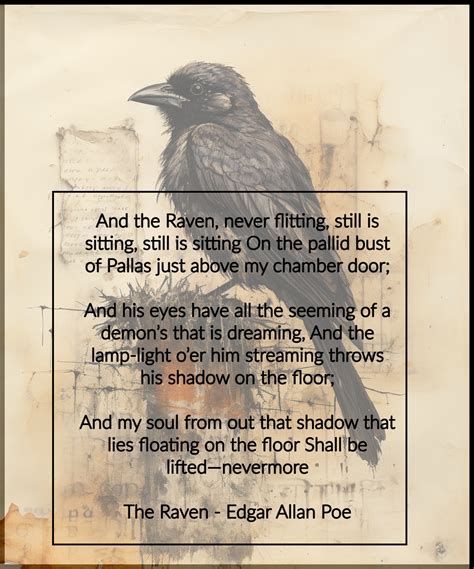 Edgar Allan Poe Raven at Evelyn Mcelroy blog