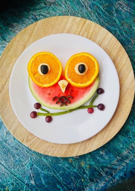 Funny Fruit Owl Recipe by Jinal Sahu - Cookpad
