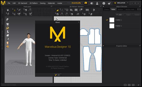 Image result for Marvelous Designer 2D Pattern Window