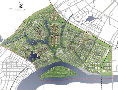 肇庆新区重点地段城市设计与控制性详细规划