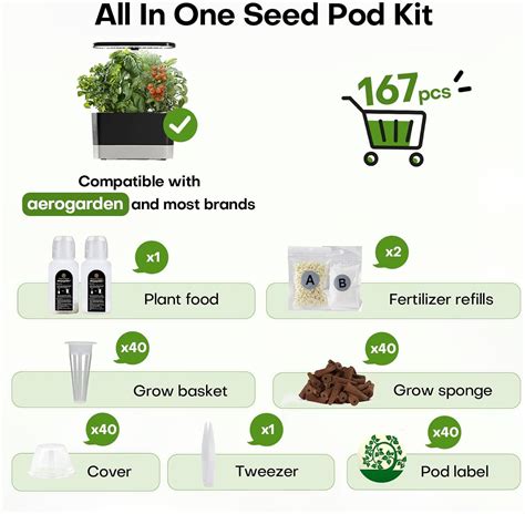 Hydroponic Seed Starter Kit: Ahope's Effortless 167 Pcs Set – Ahopegarden