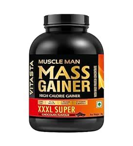 VITASTA Muscle man Mass Gainer, High Calorie Gainer, XXXL SUPER ...
