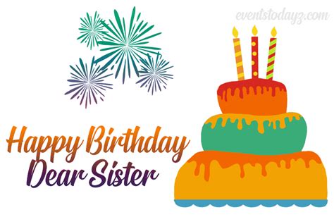 Happy Birthday Sister GIF Animations With Wishes & Greetings