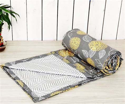 Buy Trance Home Linen Pure Cotton Reversible Dohar Single Bed Size | AC ...