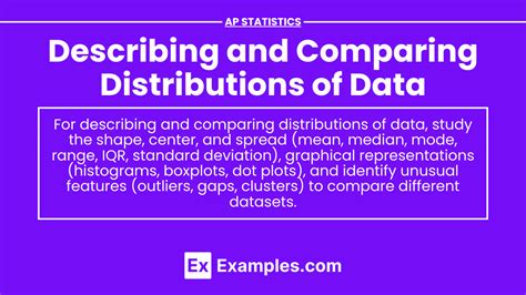 Image result for Comparing Distributions Statistics