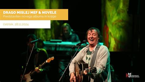 DRAGO MISLEJ MEF & NOVELE: Predstavitev novega albuma in knjige ...