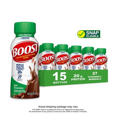 Boost Nutritional Bars & Drinks