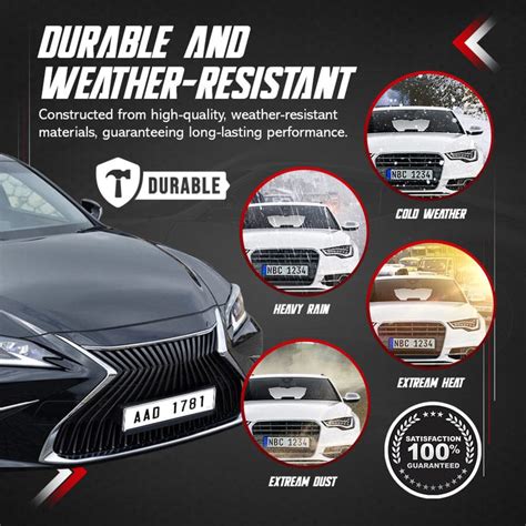 🛡️sxcpouw™ StealthPlate Defender-Car Number Plate Sticker – HUSEYA
