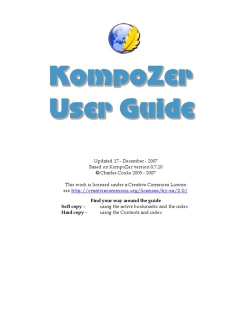KompoZer Tutorials for Beginners 的图像结果