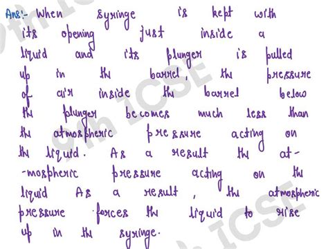 Physics Pressure in Fluids and Atmospheric Pressure Exercise4b