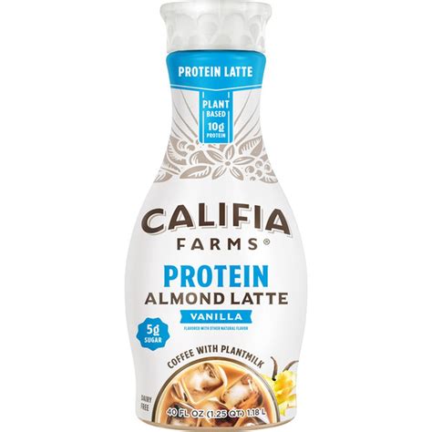 Califia Farms Protein Almond Milk Latte (40 fl oz) Delivery or Pickup ...