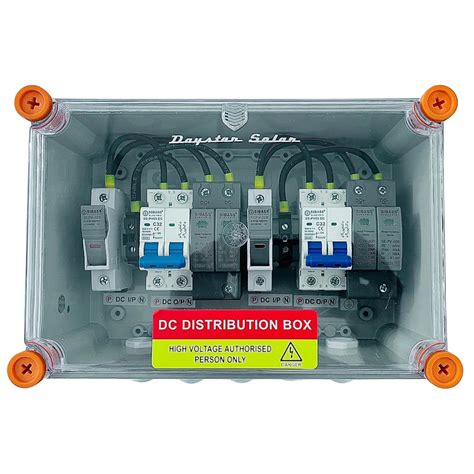 Daystar Solar DCDB 2-in-2-out DC Distribution Box with DC Sibass 600V ...