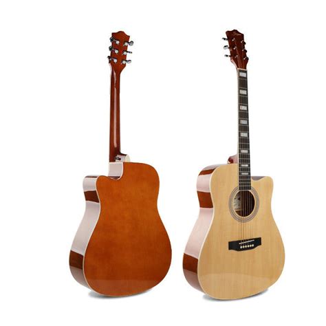 41-inches Acoustic Guitar, Basswood Top, Full-Size Beginner Guitar ...