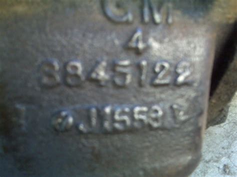 Image result for Chevy Date Code Chart