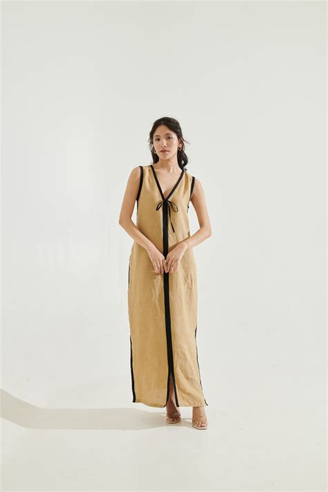 Black & beige maxi dress – endless summer