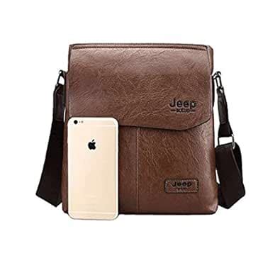 Buy Jeep Genuine Leather Bag - Cross Body Shoulder Bag for Mens/Womens ...