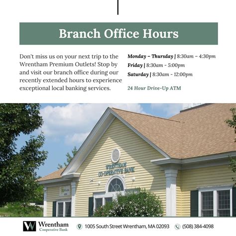 #wrenthamcoop #wrenthamcooperativebank #wrenthamma #newhours # ...
