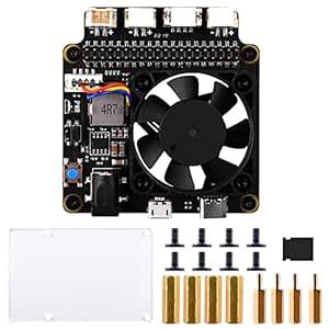GeeekPi Raspberry Pi 4B/3B+/3B/2B/1B+ X735 V3.0 with Safe Shutdown ...