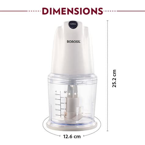 Buy Chef Delite Chopper 260W at Best Price Online in India - Borosil