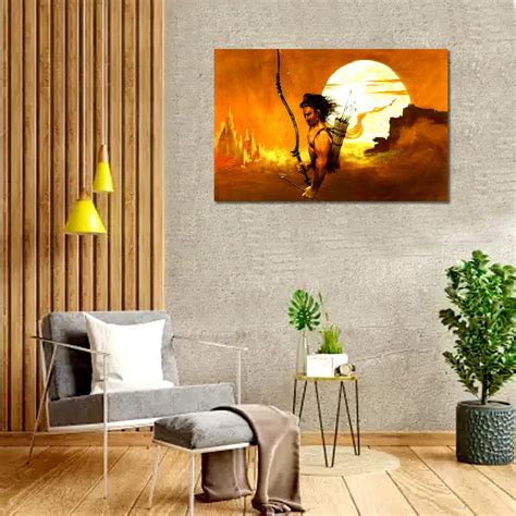 Tamatina Religious God Wall Posters | Lord Sri Ram Poster for Pooja ...