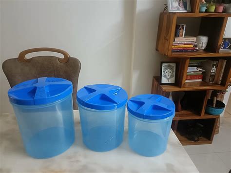 Buy HOMETALES Multi-Purpose Container 4600ml,3200ml,2200ml, Blue Lid ...