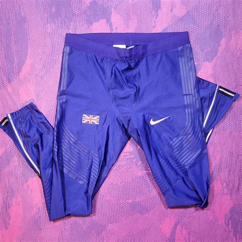 2016 Nike Team Great Britain Pro Elite Long Tights (XL) – Bell Lap Track and Field