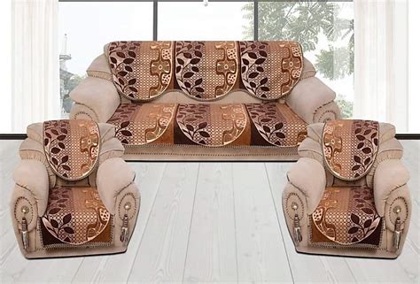 1 Sofa seat Cover(64 Inches X 25 Inches) 1 Sofa Back Cover(64 Inches X ...