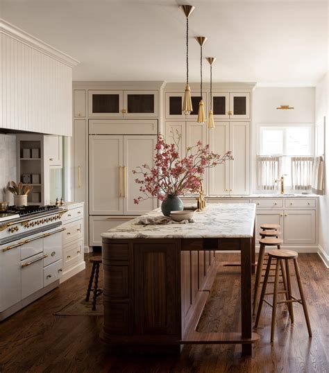 Kitchen Design White Cabinets Wood Floor