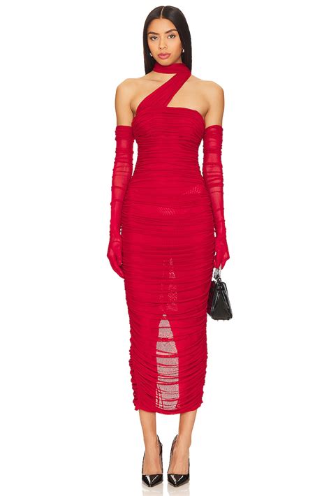 Nana Jacqueline Kimberly Dress in Red | REVOLVE