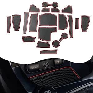 YEE PIN for 2025 Seltos Console Liners Door Liner Door Slot Mats for ...