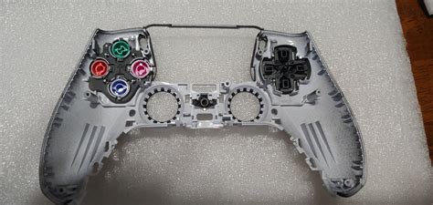 Buy Ps5 controller (ps2 retro themed buttons) and colorized ps logo ...