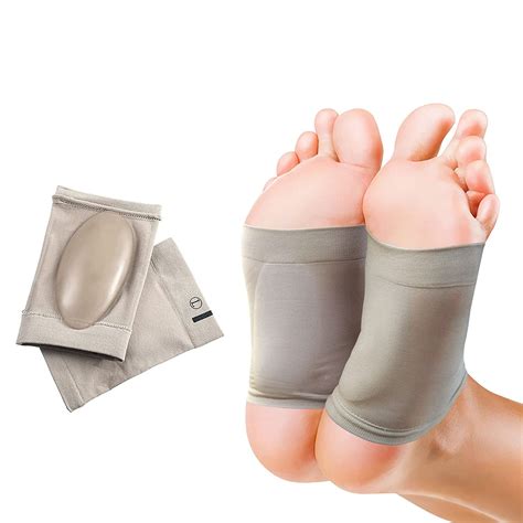 Harnil Silicone Gel Heel Pad Socks for Heel Swelling Pain Relief, Foot ...