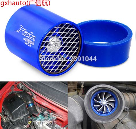 Buy Dual Turbo Air Intake Gas Fuel Saver Fan Turbo Supercharger ...