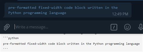 Image result for Telegram Syntax Highlighting