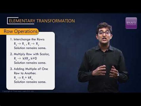 Image result for Elementary Row Transformation of Matrix
