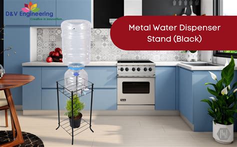 D&V Engineering Metal Water Dispenser Stand for 20 L Bottle | Heavy ...