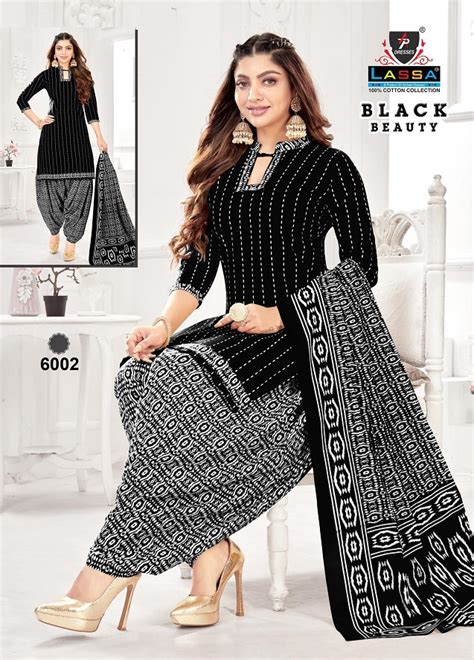 Arihant Lassa Black Beauty Vol-6 – Dress Material: Textilecatalog