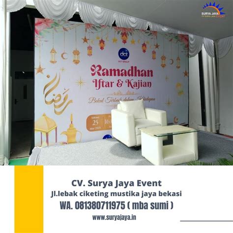 Sewa Backdrop Event PT.Dakara Citra Tangguh Rawalumbu Bekasi