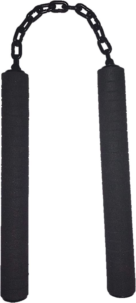 Red Venus Foam Gripped Wooden Handle Heavy Ball Bearing Nunchaku ...