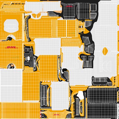3D Electric Cargo Bike EAV DHL Rigged for Cinema 4D model | 3D Molier ...