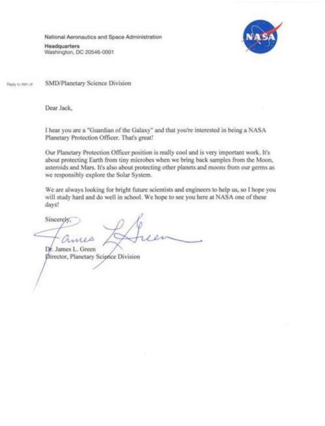 9-Year-Old Applies For A Job At NASA, Gets An Encouraging Reply From Them